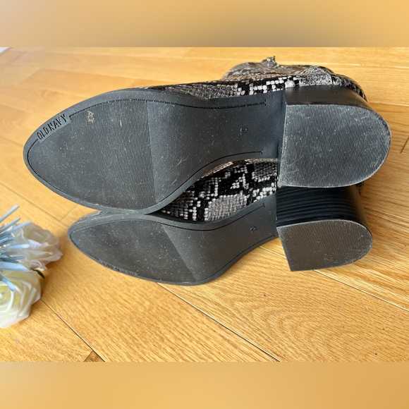 Snake Print Booties - Picture 3 of 8